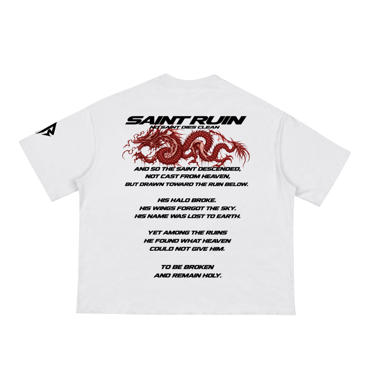 THE DESCENT | WHITE TEE
